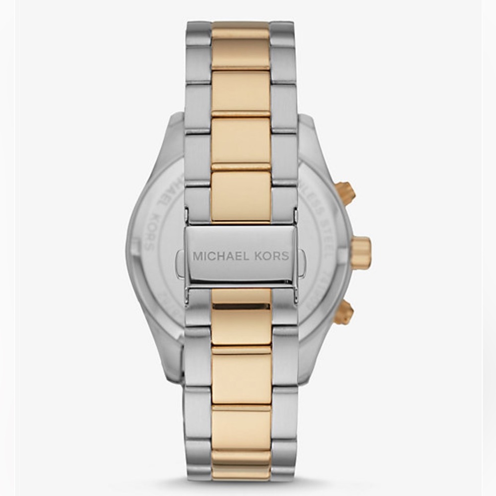 Michael Kors Layton Gold and Silver Chronograph Watch MK8784 - Picture 3 of 7